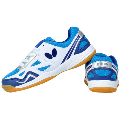 蝴蝶 CHD-1-03 蓝色儿童乒乓球鞋蝴蝶新款儿童乒乓球鞋