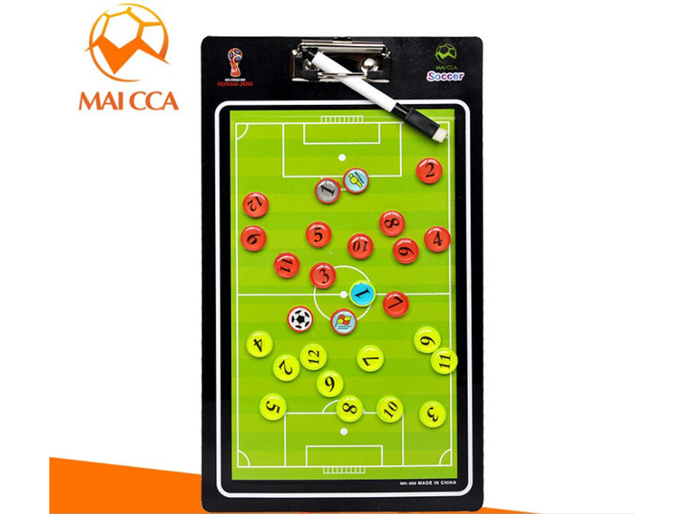 麦卡足球868小战术板 磁性折叠示教板 教练战术讲解板
