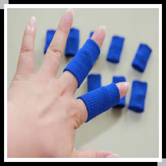 珠峰0901 正品针织运动专业篮球护指 防手指关节护手指 十只装